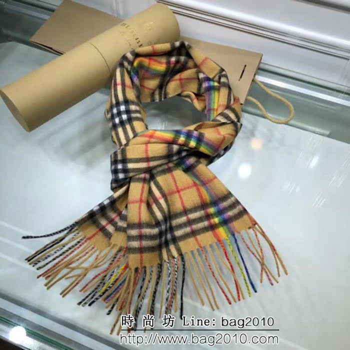 BURBERRY巴寶莉 秋冬限量紀念款 Vintage格紋經典款長圍巾 LLWJ6415